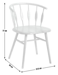 Habitat x Morris & Co. Canterbury Oak Dining Chair - thumbnail 2