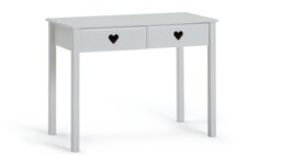 Argos Home Kids Mia 2 Drawers Desk - White - thumbnail 2