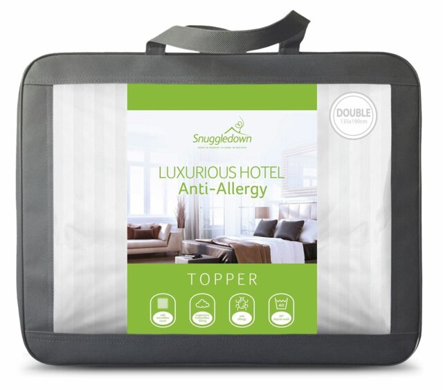 Snuggledown Anti Allergy 2.5cm Mattress Topper - Double - image 1