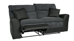 Argos Home Harry Fabric 3 Seater Recliner Sofa - Grey - thumbnail 1