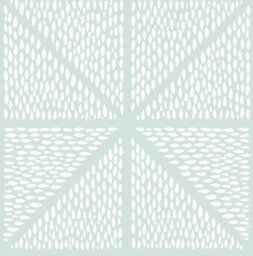 Habitat Stockholm Diamond Dash Duck Egg Bedding Set - Double - thumbnail 2
