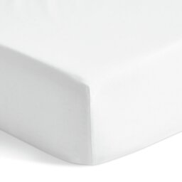 Habitat Polycotton Extra Deep White Fitted Sheet - Single