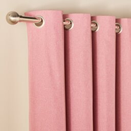 Habitat Blackout Eyelet Curtains - Dusty Rose Pink - 168x183cm - thumbnail 2