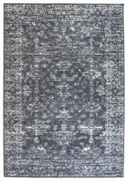 Homemaker Traditional Charcoal Short Pile Rug - 160x230cm - thumbnail 1