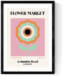 East End Prints Columbia Market Black Frame Art Print - A2 - thumbnail 2