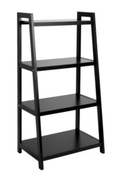 Argos Home 4 Tier Bathroom Storage Shelf Unit - Black - thumbnail 1