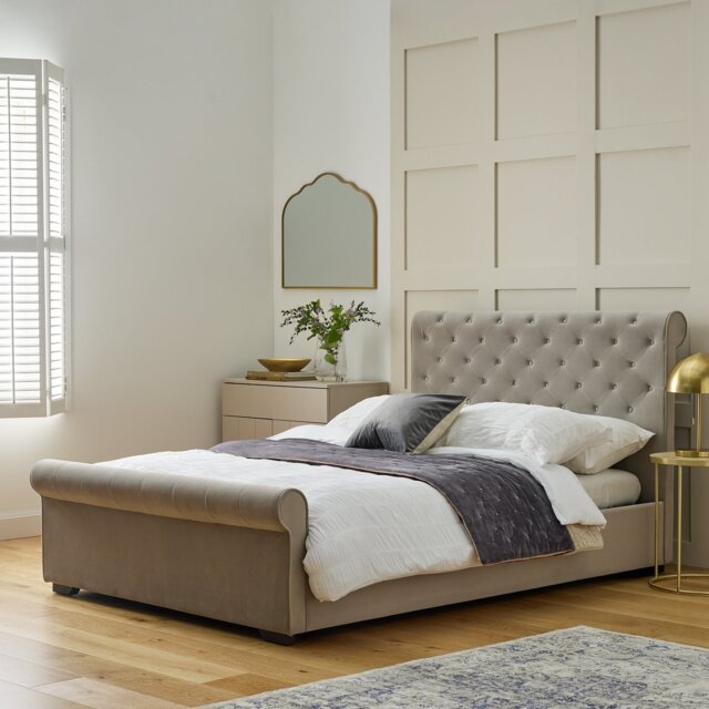 Argos Home Harrow Double Side Lift Ottoman Bed - Grey - image 1
