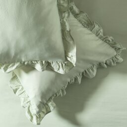 Argos Home Ruffle Trim Sage Bedding Set - Single - thumbnail 2