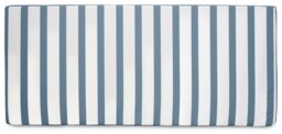 rucomfy Stripe Garden Bench Cushion - Blue & White