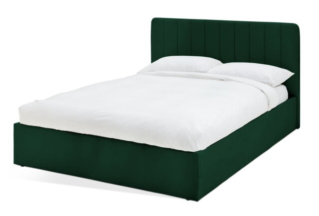 Argos Home Pandora Small Double Ottoman Bed - Forest Green - image 1