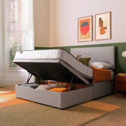 Silentnight Comfort Double Half Ottoman Bed - Grey - thumbnail 2