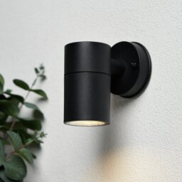Coast FERN IP65 Black Outdoor Wall Down Light - thumbnail 1