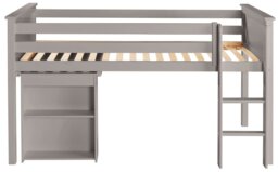 Habitat Brooklyn Mid Sleeper with Desk - Grey - thumbnail 2