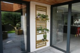 Forest Slatted Wall Planter 2 Shelves - thumbnail 2