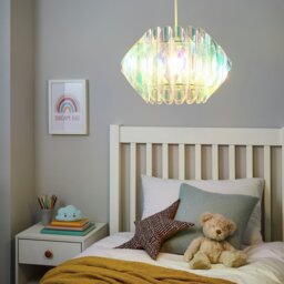 Glow Kids Iridescent Easy Fit Lampshade - 35cm - thumbnail 2