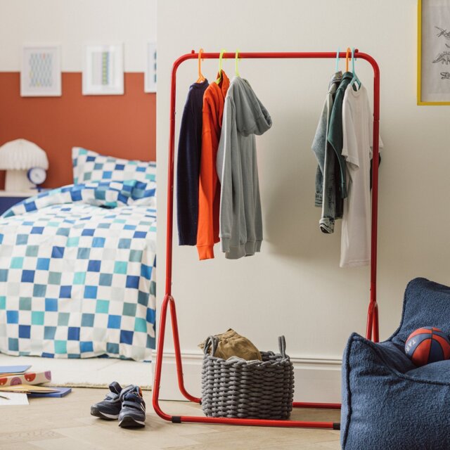 Habitat Kids Arnie Clothes Rail - Red - image 1