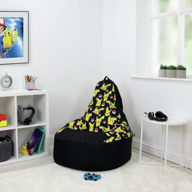 Pokémon Bean Bag Chair - Yellow and Black - image 1