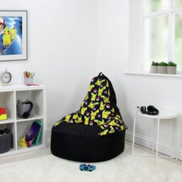 Pokémon Bean Bag Chair - Yellow and Black - thumbnail 1