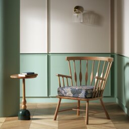 Habitat x Morris & Co. Canterbury Acanthus Armchair - Oak - thumbnail 1