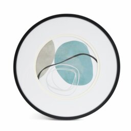 Habitat Black Round Metal Picture Frame - 25x25cm - thumbnail 2