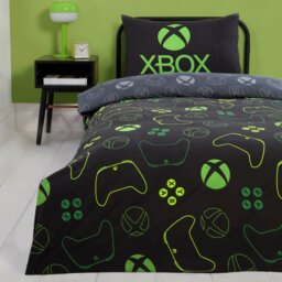 Xbox Black Kids Bedding Set - Single