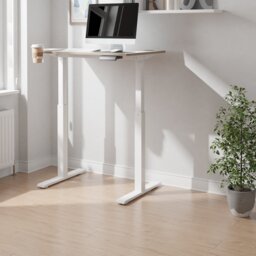 Koble Gino Mini Height Adjustable Desk - White - thumbnail 2