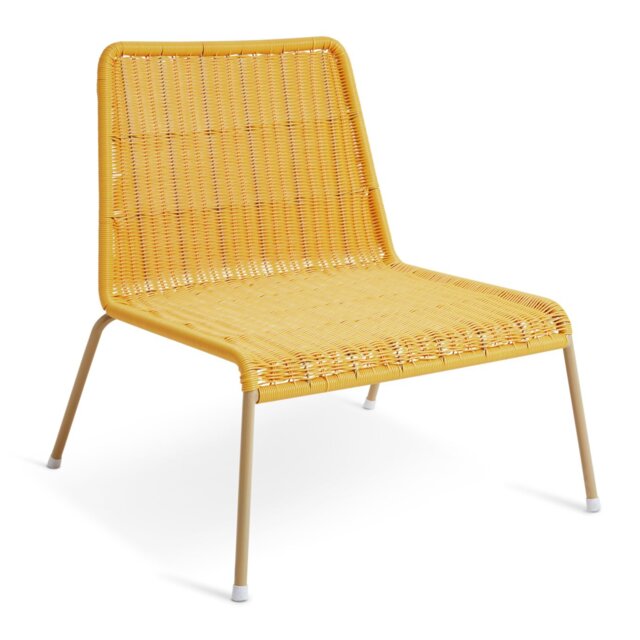 Habitat Sona Rattan Effect Garden Chair - Yellow - image 1