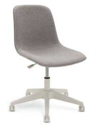 Habitat Hallie Fabric Office Chair - Grey - thumbnail 1