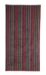 Habitat Cotton Skinny Bright Stripe Bath Towel-Multicoloured - thumbnail 2