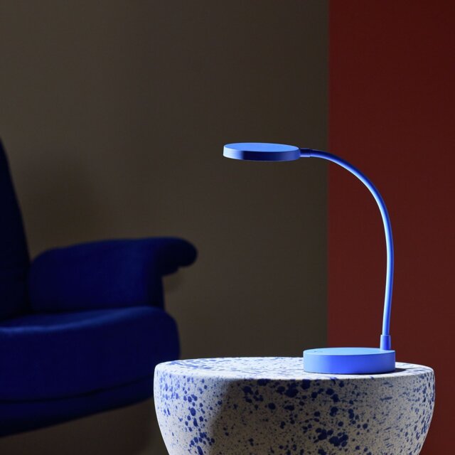 Habitat Mopsa Rechargeable Desk Lamp - Blue - image 1