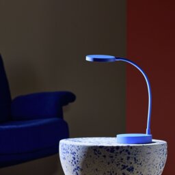 Habitat Mopsa Rechargeable Desk Lamp - Blue