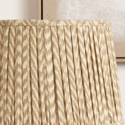 Pacific Vienna Taupe Mushroom Pleat Lampshade - 30cm - thumbnail 2