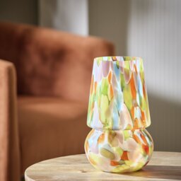 Habitat Rahnn Confetti Glass Table Lamp - Pastel - thumbnail 2