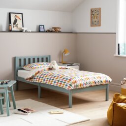 Habitat Ronnie Single Bed Frame - Duck Egg Blue