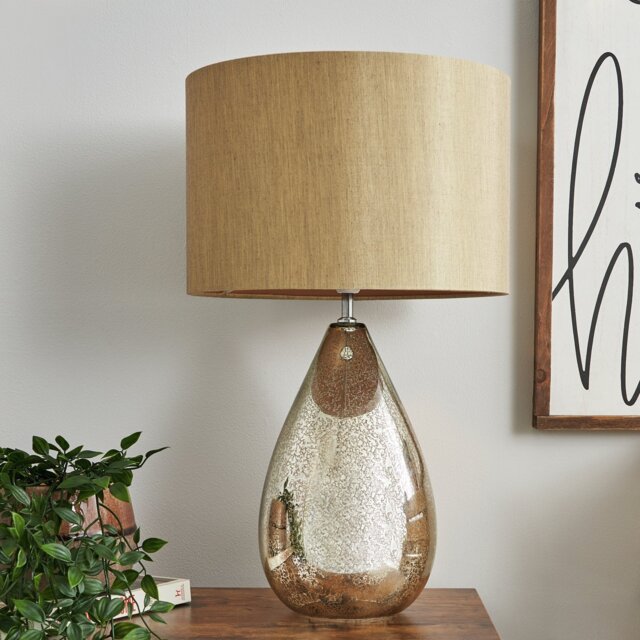 BHS Rowe Table Lamp - Gold - image 1