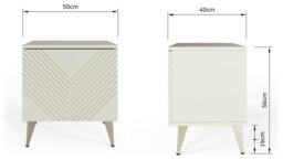 Frank Olsen Ava Side Table - White - thumbnail 2