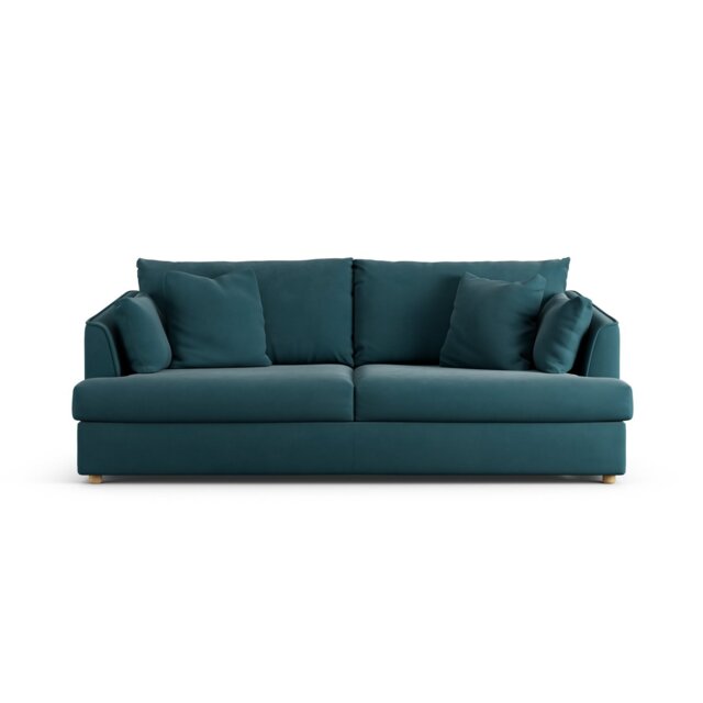 Habitat Holmfirth Fabric 3 Seater Sofa Bed - Teal - image 1