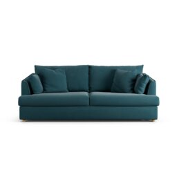 Habitat Holmfirth Fabric 3 Seater Sofa Bed - Teal - thumbnail 1