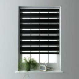 Habitat Day and Night Black Roller Blind - 90cm - thumbnail 1