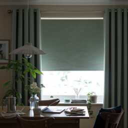 Argos Home Blackout Sage Green Roller Blind - 180cm