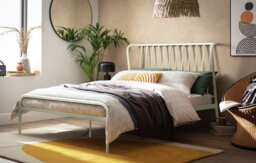 Habitat Kanso Kingsize Metal Bed Frame - White