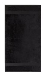 Habitat Cotton Supersoft 2 Pack Hand Towel - Black - thumbnail 2