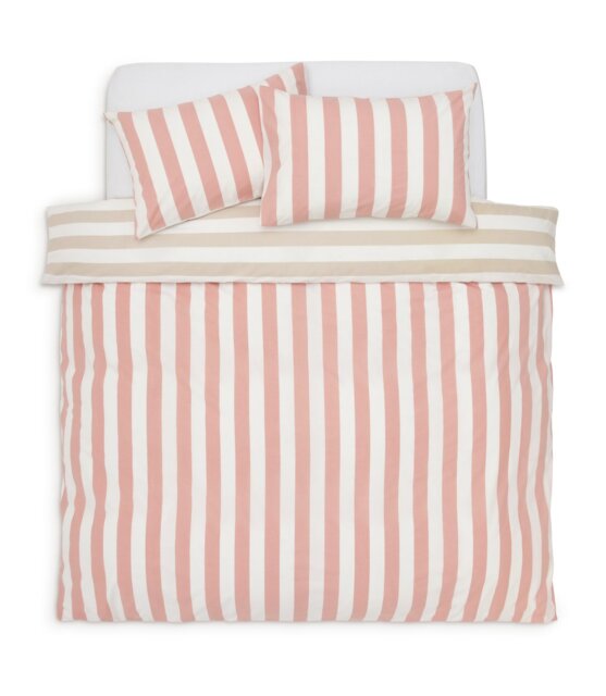 Habitat Summer Haze Stripe Pink Bedding Set - Single - image 1