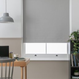 Habitat Herringbone Blackout Grey Roller Blind - 120cm - thumbnail 1