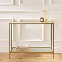 Argos Home Ezra Console Table - Gold - thumbnail 1