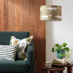 Habitat x Scion Green Mr Fox Lampshade - 30cm - thumbnail 1