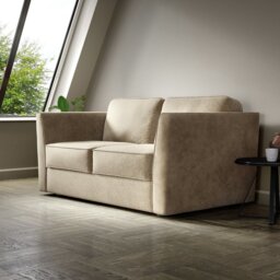 Jay-Be Elegance Fabric 2 Seater Sofa Bed - Light Grey - thumbnail 2