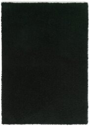Habitat Cosy Black Shaggy Rug - 160x230cm