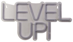 Searchlight Gaming Level Up Neon Effect LED Wall Light-Blue - thumbnail 2