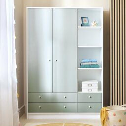 Argos Home Kids Malibu 2 Door 4 Drawer Wardrobe - Green